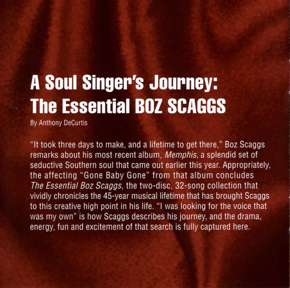 Image 4: Boz Scaggs – Essential Boz Scaggs CD | Relix