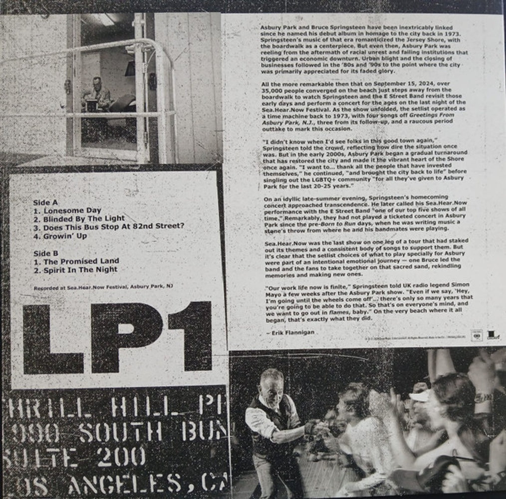 Image 4: Bruce Springsteen – Live From Asbury Park 2024 (RSD 2026 LP Vinyl) Vinyl LP | Relix