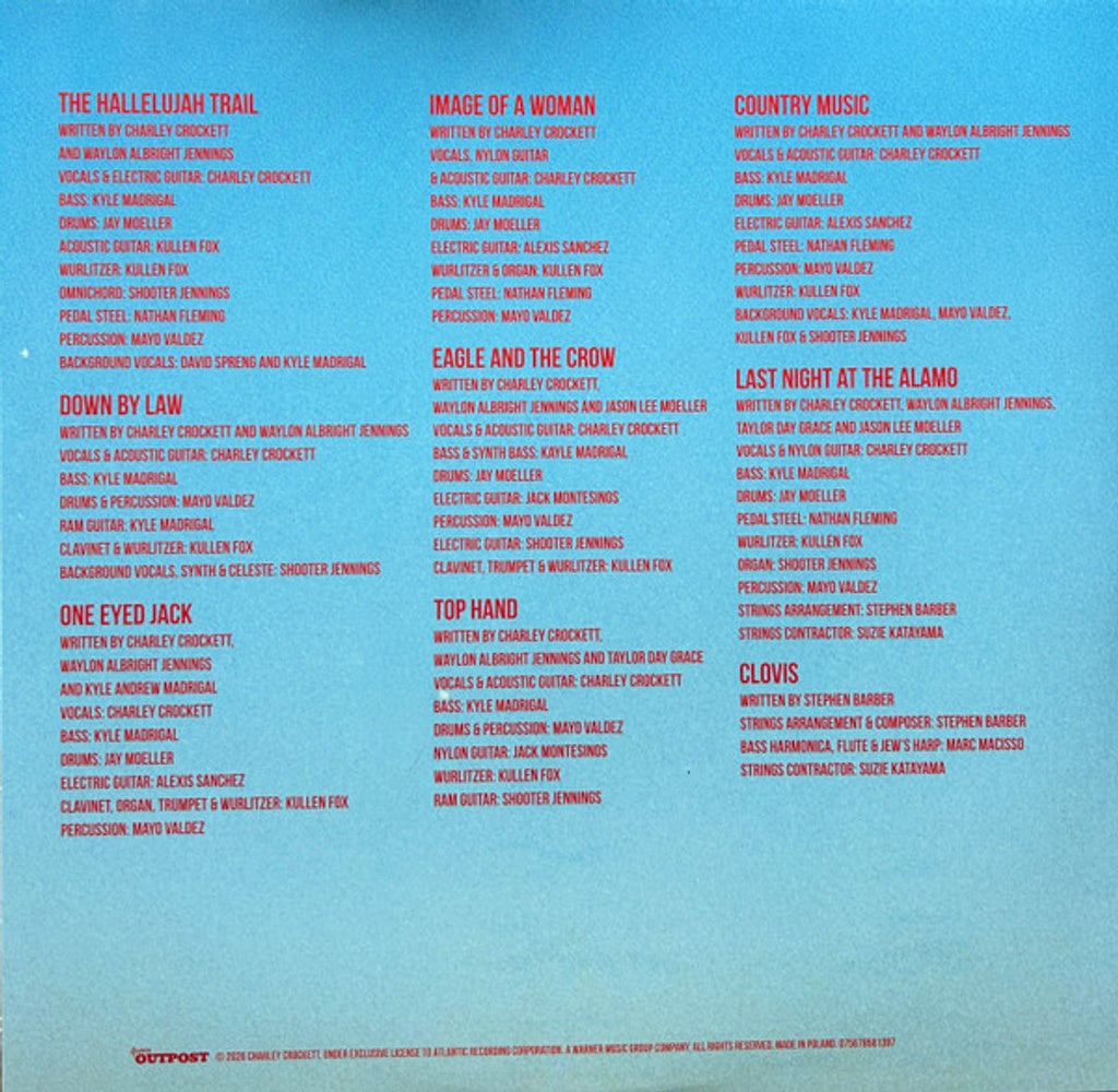 Image 4: Charley Crockett – Clovis (Black LP Vinyl) Vinyl LP | Relix