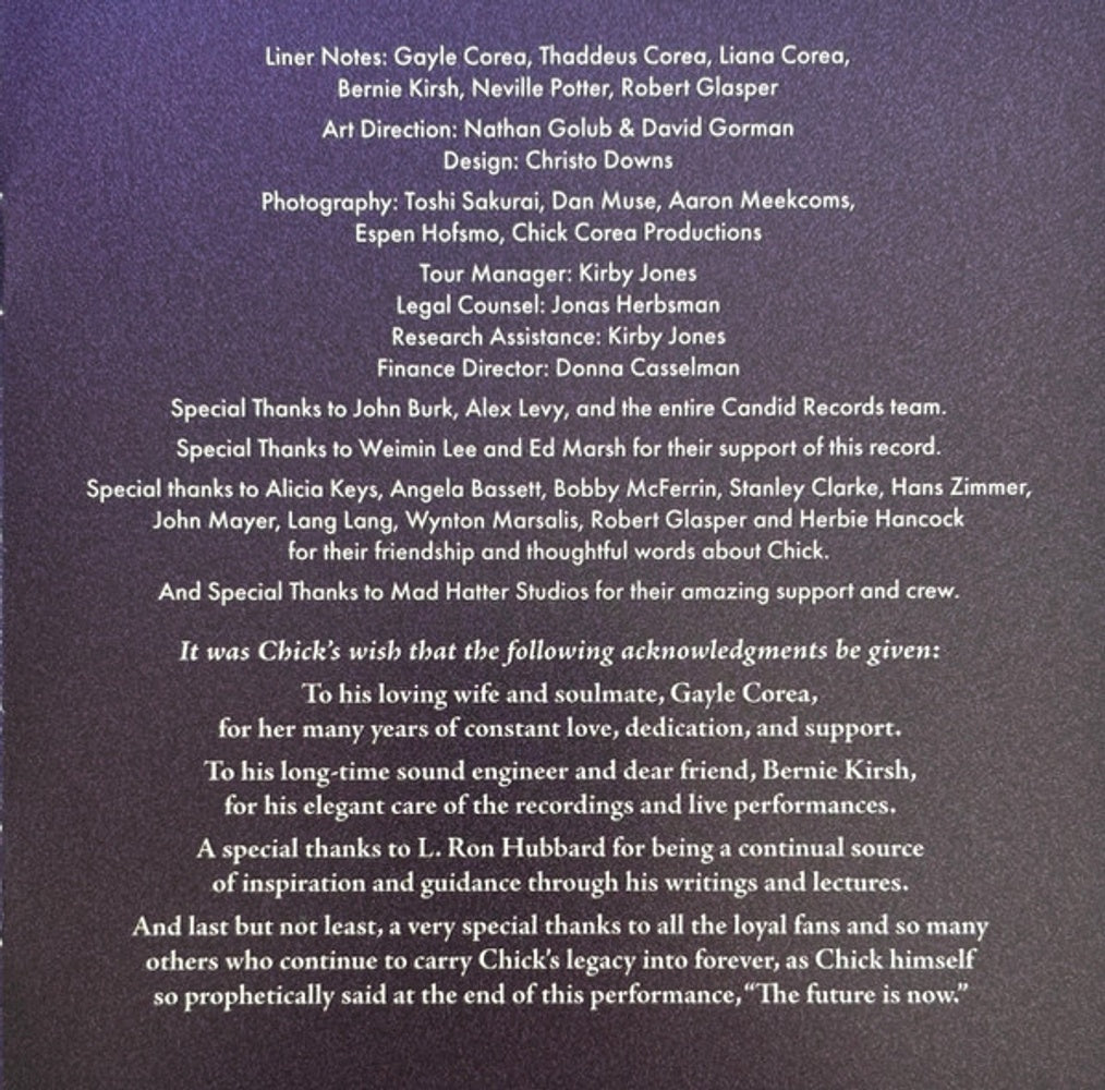 Image 4: Chick Corea – Forever Yours: The Farewell Concert CD | Relix