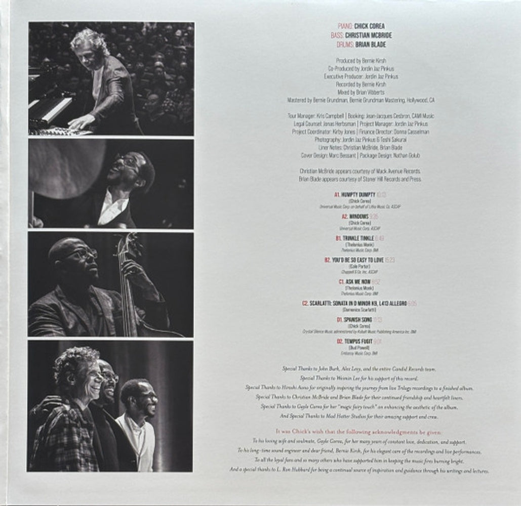 Image 4: Chick Corea – Trilogy 3 (Gate LP Vinyl) Vinyl LP | Relix
