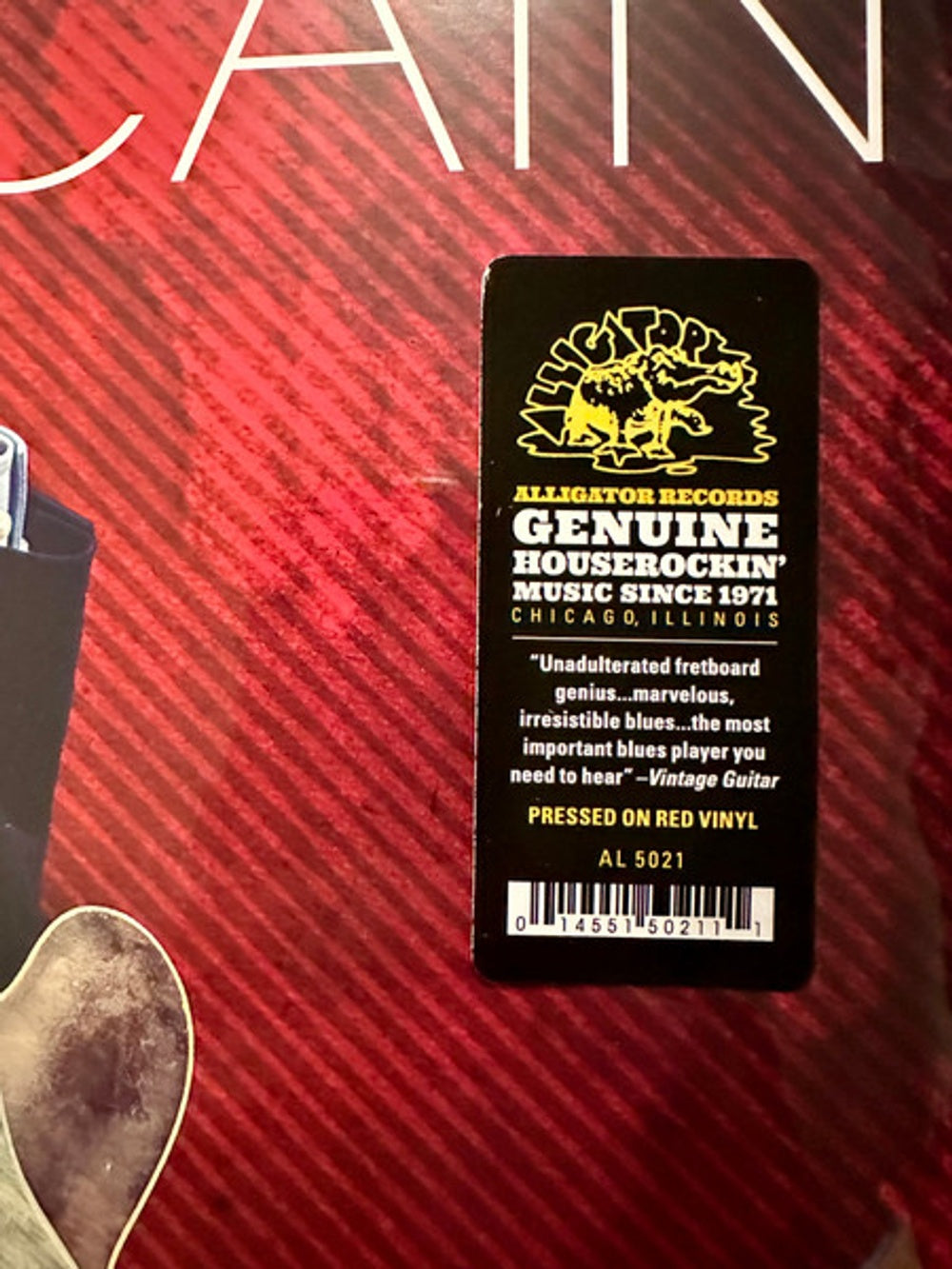 Image 4: Chris Cain – Good Intentions Gone Bad (Colored, Red LP Vinyl) Vinyl LP | Relix