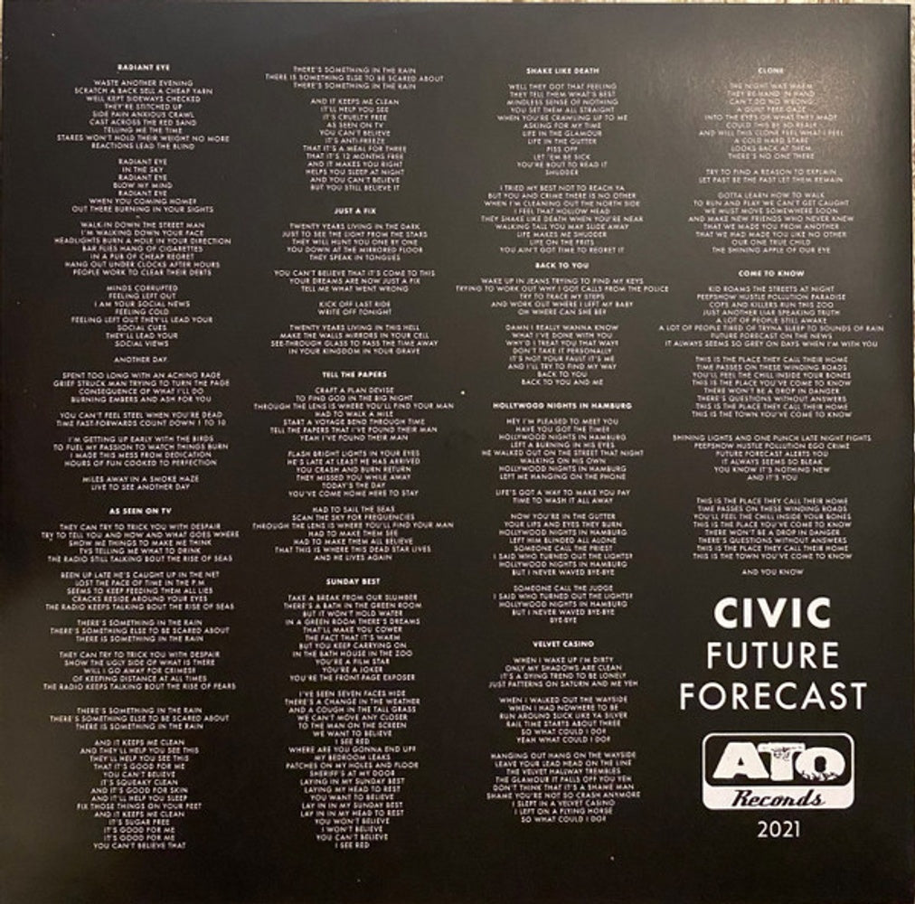 Image 4: CIVIC – Future Forecast (Opaque White LP Vinyl) Vinyl LP | Relix