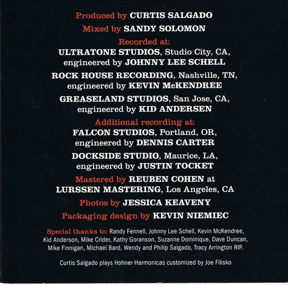 Image 4: Curtis Salgado – Damage Control CD | Relix