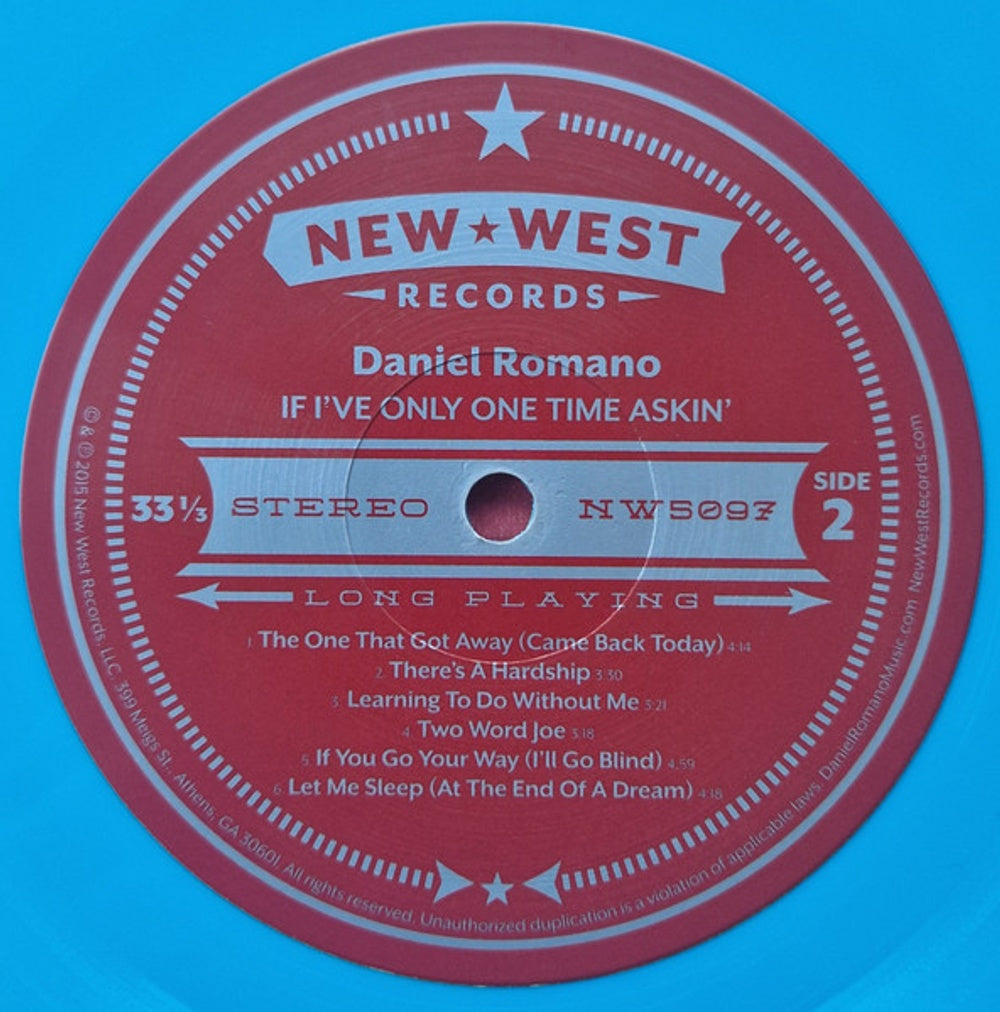Image 4: Daniel Romano – If I've Only One Time Askin' (Colored, Trq LP Vinyl) Vinyl LP | Relix