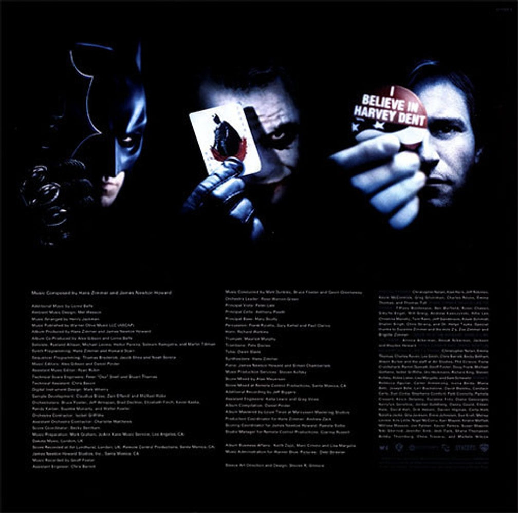 Image 4: Dark Knight / O.S.T. (Colv) (Grn) (Viol) (Bme) – Dark Knight / O.S.T. (Colored, Grn, Viol, Bme LP Vinyl) Vinyl LP | Relix