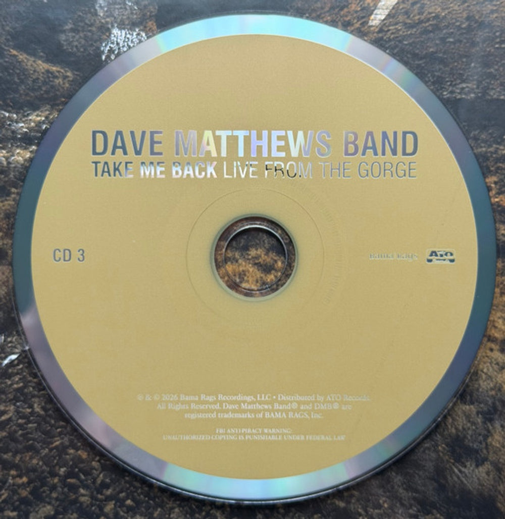 Image 4: Dave Matthews – Take Me Back / Live From the Gorge, George, Wa 8.30.2025 CD | Relix