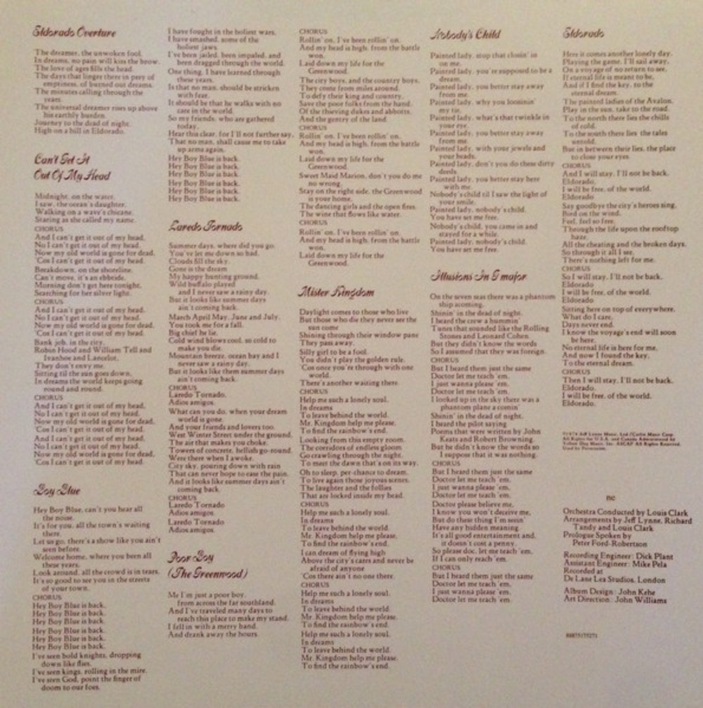 Image 4: Electric Light Orchestra – Eldorado Vinyl LP | Relix