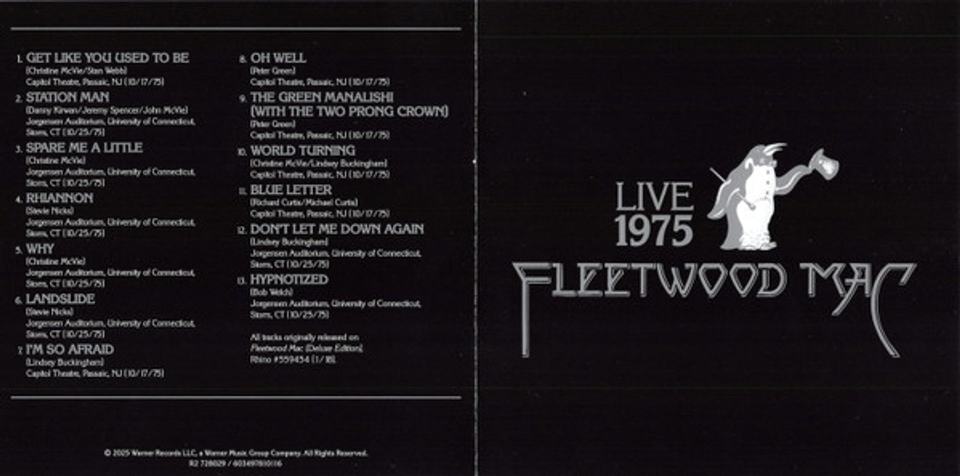 Image 4: Fleetwood Mac – Fleetwood Mac: Live 1975 CD | Relix