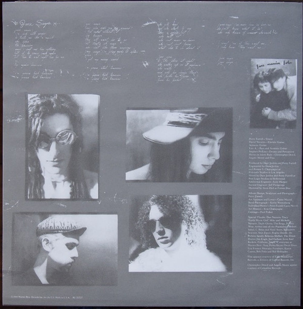 Image 4: Jane's Addiction – Nothing's Shocking (180 Gram LP Vinyl) Vinyl LP | Relix