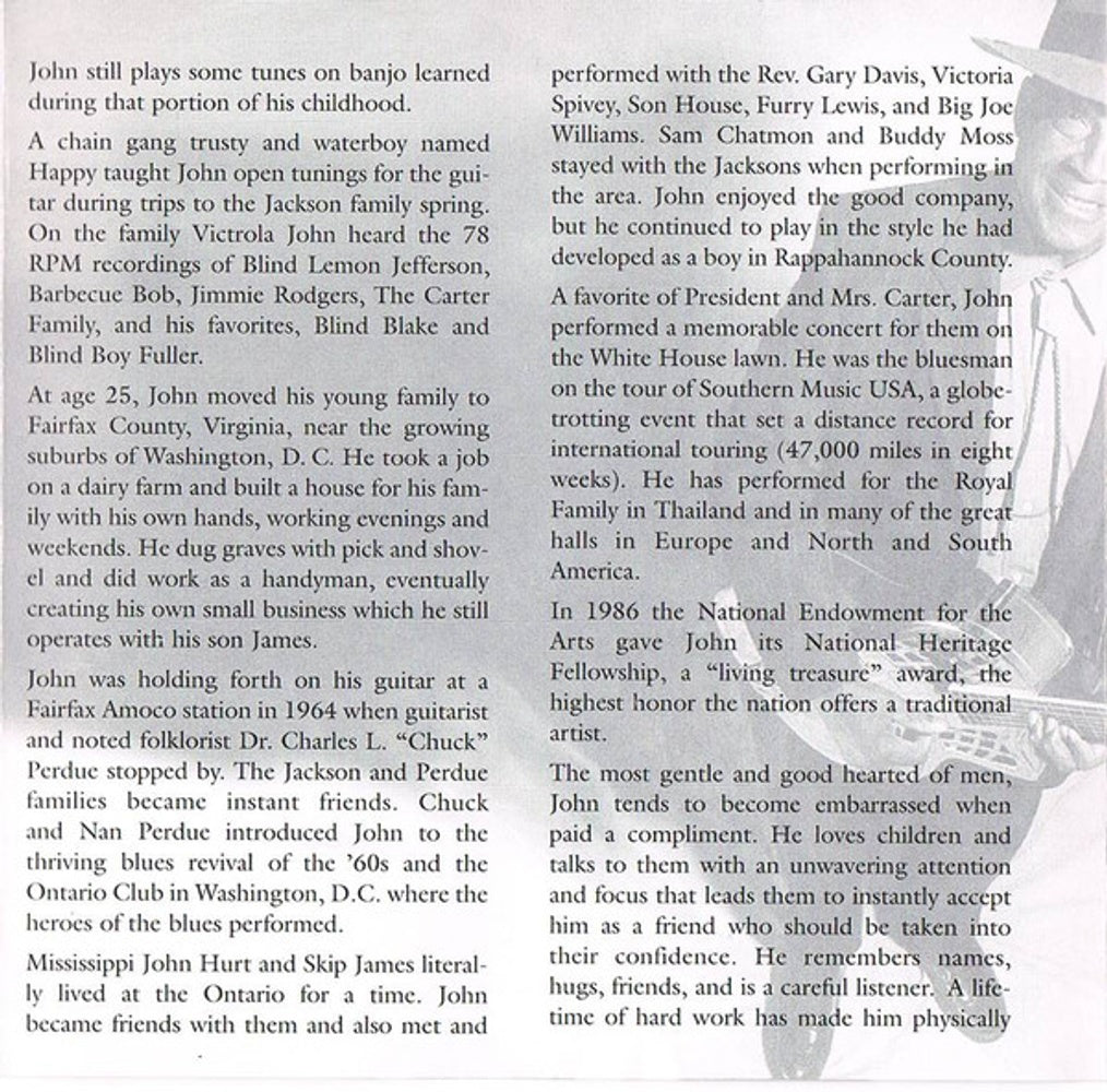 Image 4: John Jackson – Front Porch Blues CD | Relix