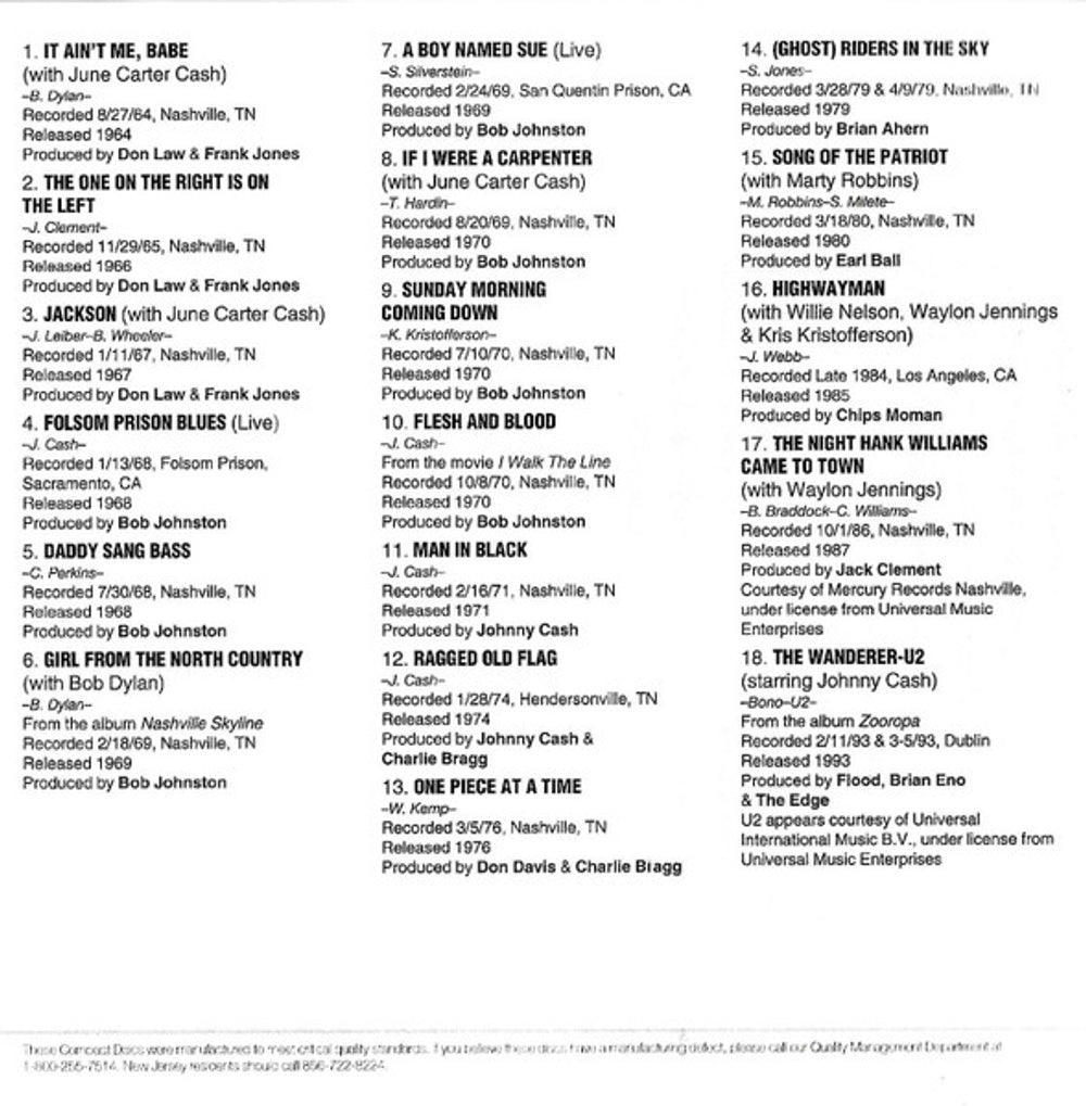 Image 4: Johnny Cash/Willie Nelson/George Jones – Essential Johnny Cash (2-CD) CD | Relix