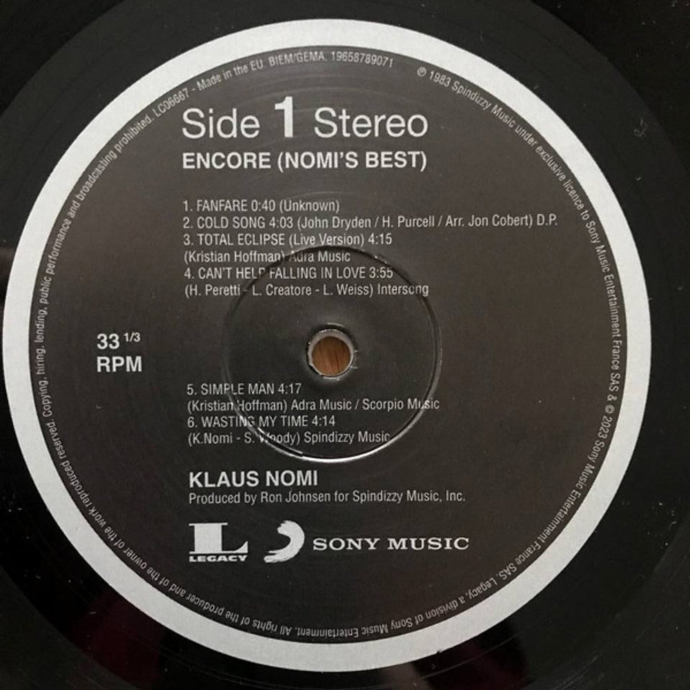 Image 4: Klaus Nomi – Nomi (Box LP Vinyl) Vinyl LP | Relix