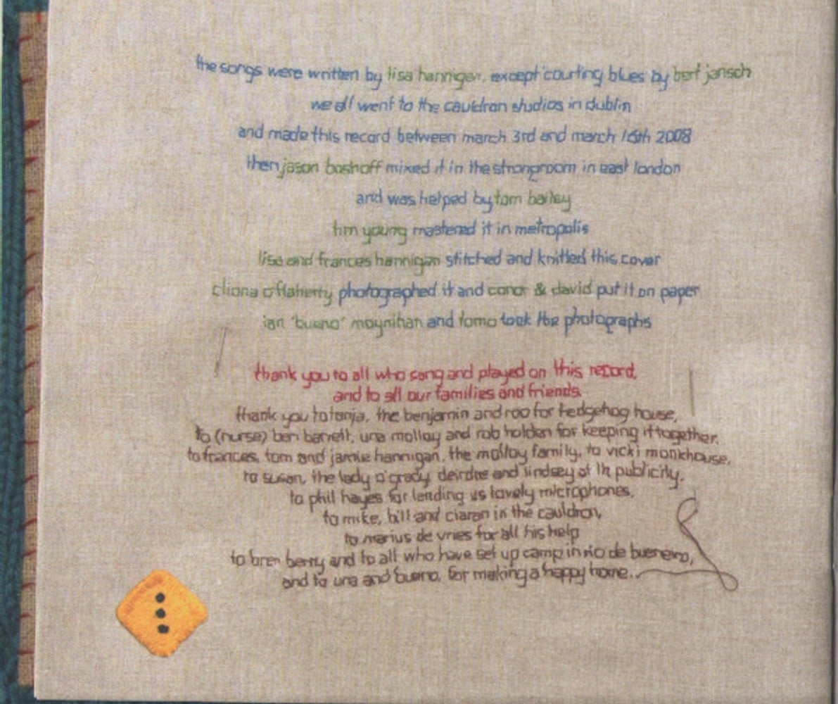 Image 4: Lisa Hannigan – Sea Sew CD | Relix