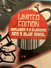 Image 4: Los Straitjackets – Supersonic Guitars In 3-D (Blue, Colored, Clear LP Vinyl) Vinyl LP | Relix