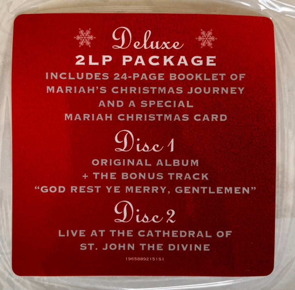 Image 4: Mariah Carey – Merry Christmas (30th Anniversary LP Vinyl) Vinyl LP | Relix