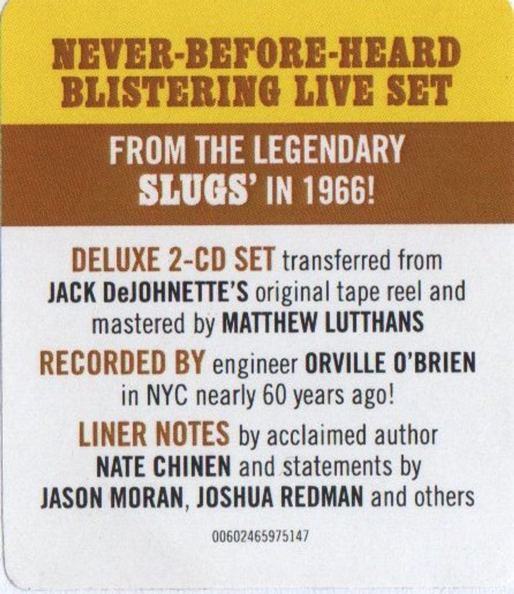 Image 4: Mccoy Tyner  / Joe Henderson – Forces Of Nature: Live At Slugs' CD | Relix