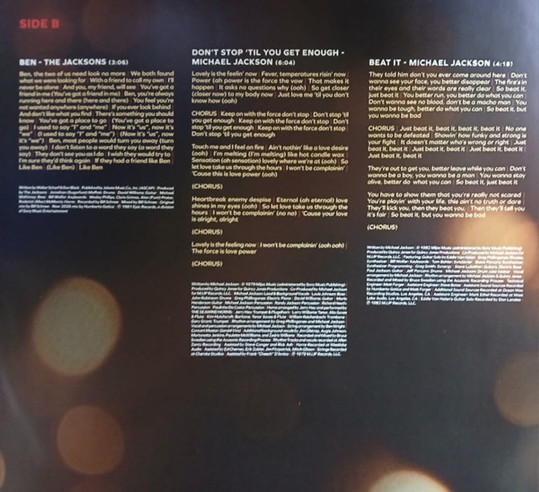 Image 4: Michael Jackson – Michael - O.S.T. Vinyl LP | Relix
