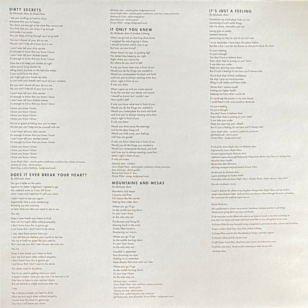 Image 4: Michaela Anne – Oh To Be That Free (Clear LP Vinyl) Vinyl LP | Relix