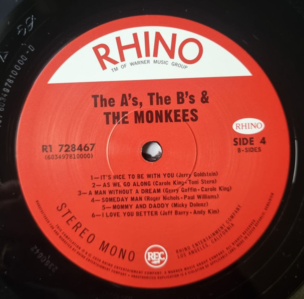 Image 4: Monkees – A's The B's & The Monkees (Syeor26 LP Vinyl) Vinyl LP | Relix