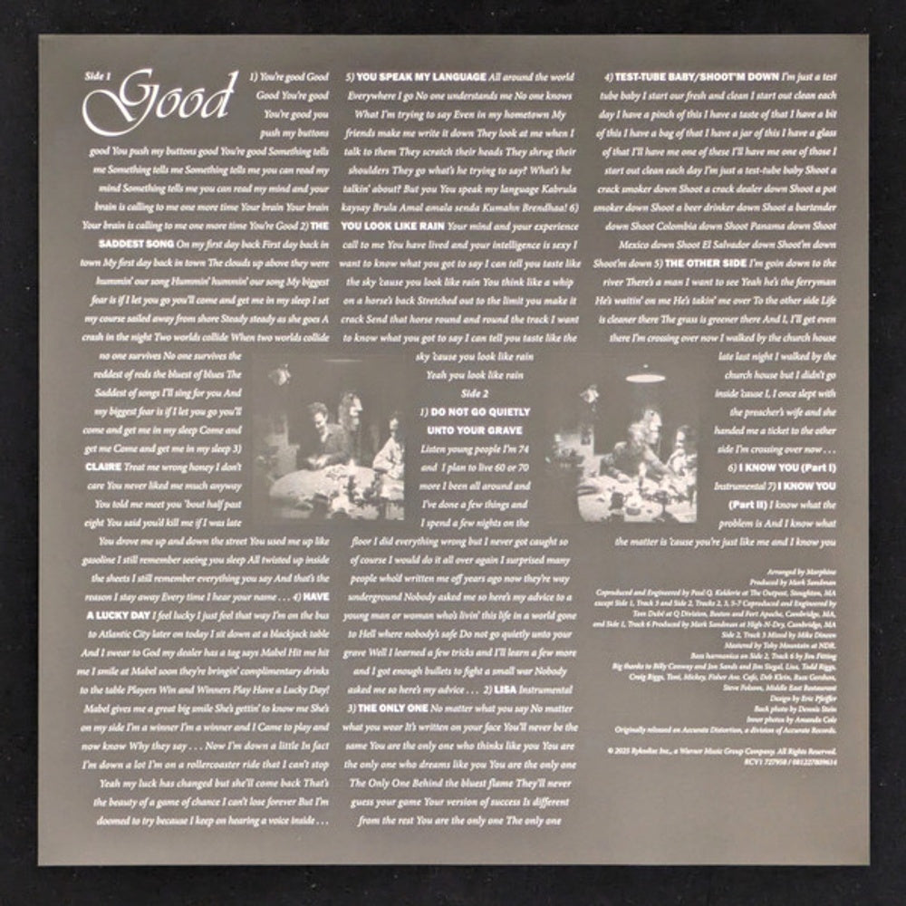 Image 4: Morphine – Good [Green Colored Vinyl] (Remastered) (Brick & Mortar Exclusive) (Rktbr25) Vinyl LP | Relix