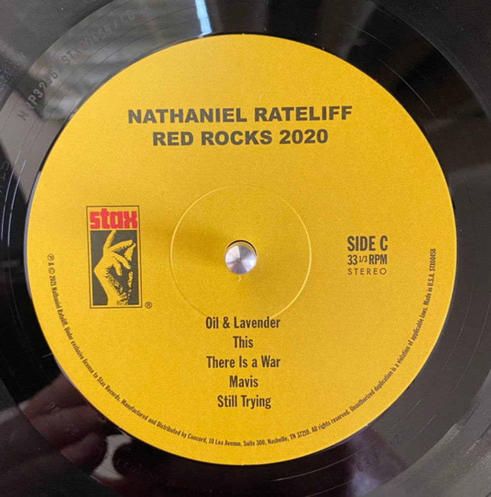 Image 4: Nathaniel Rateliff – Red Rocks 2020 (Black Ice LP Vinyl) Vinyl LP | Relix