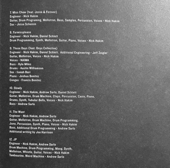 Image 4: Nick Hakim – Green Twins CD | Relix