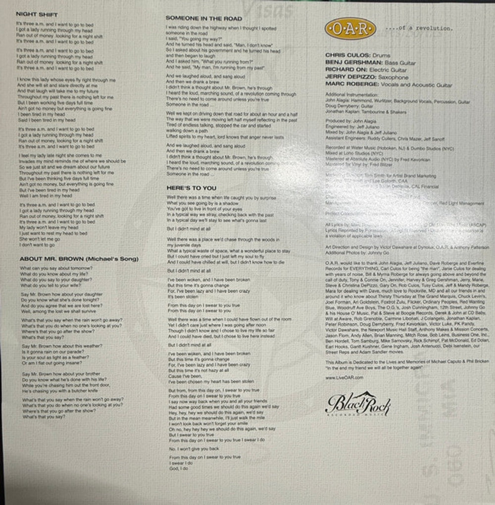 Image 4: O.A.R. – Risen (25th Anniversary, Emerald Green LP Vinyl) Vinyl LP | Relix