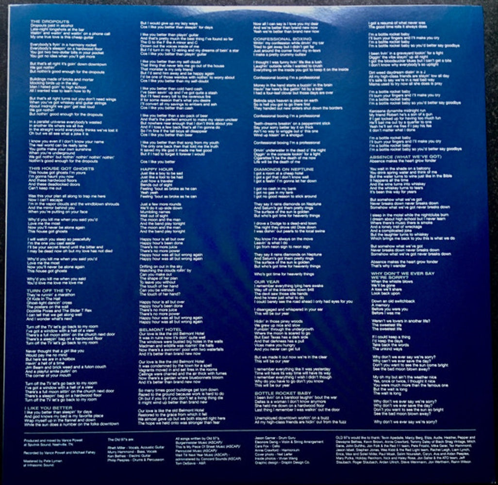 Image 4: Old 97's – Twelfth (Limited Edition Silver LP Vinyl) Vinyl LP | Relix