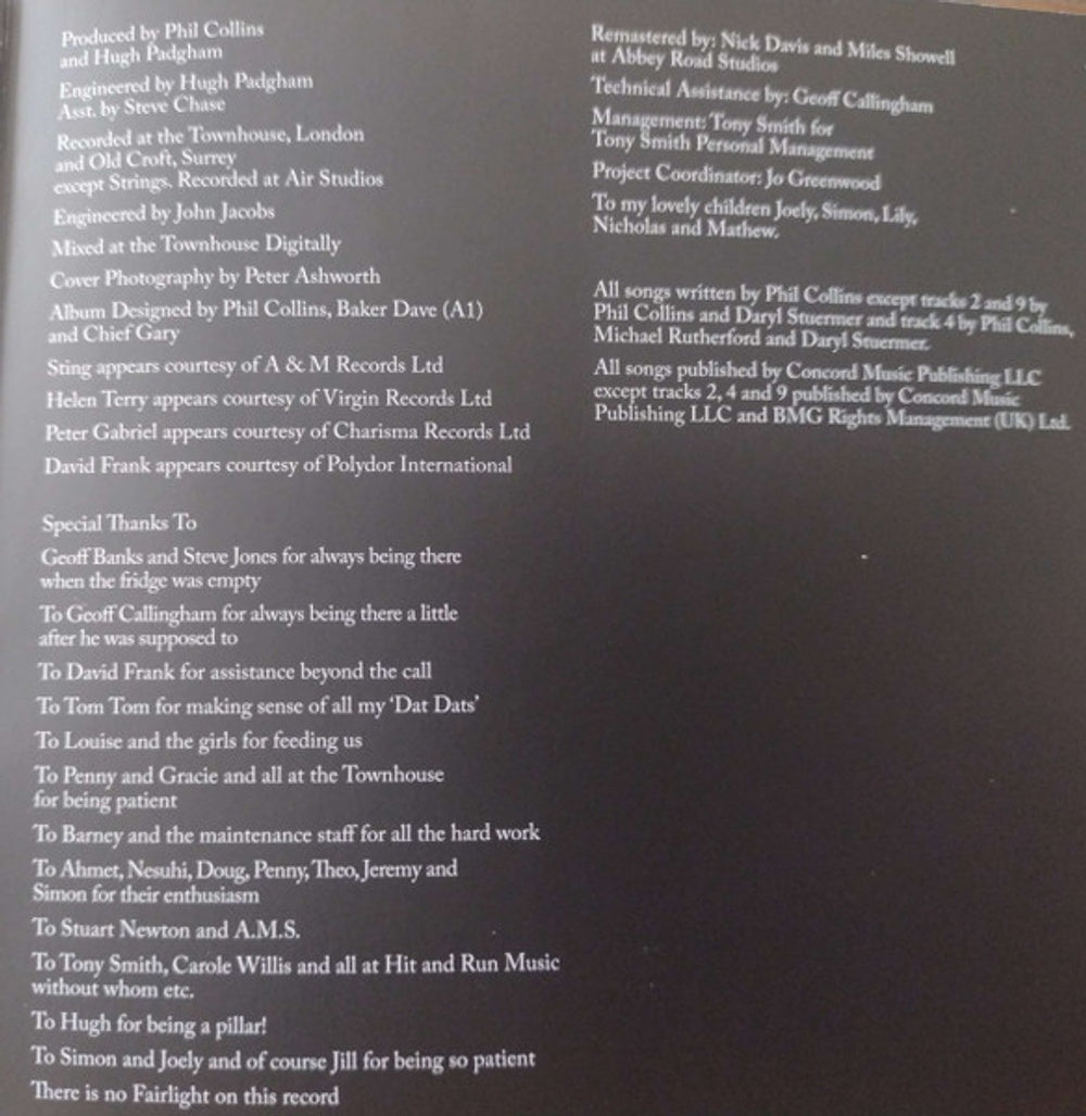 Image 4: Phil Collins – No Jacket Required (Uk CD) CD | Relix