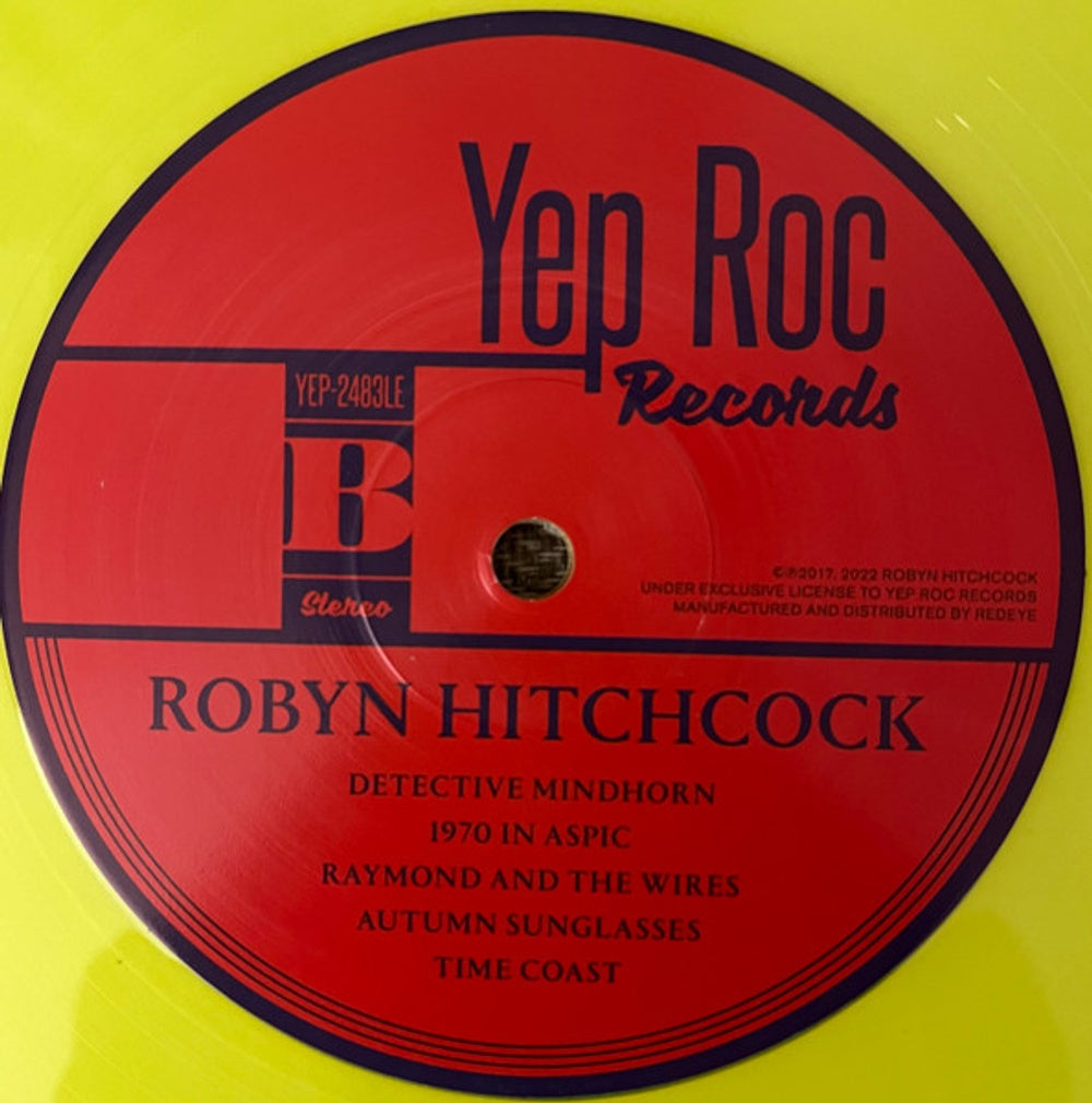 Image 4: Robyn Hitchcock – Robyn (Colored, Gate, Grn, Limited Edition LP Vinyl) Vinyl LP | Relix