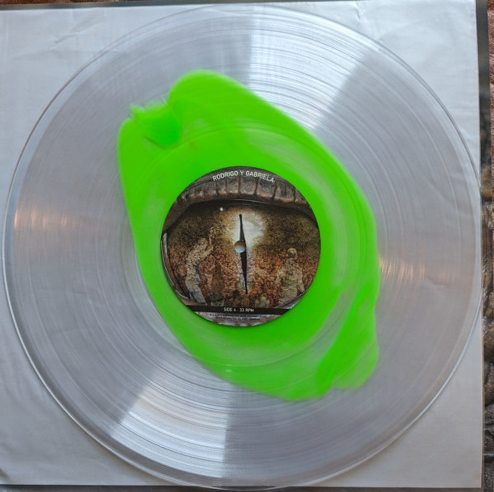 Image 4: Rodrigo Y Gabriela – Rodrigo Y Gabriela: Deluxe (Crocodile Green LP Vinyl) Vinyl LP | Relix