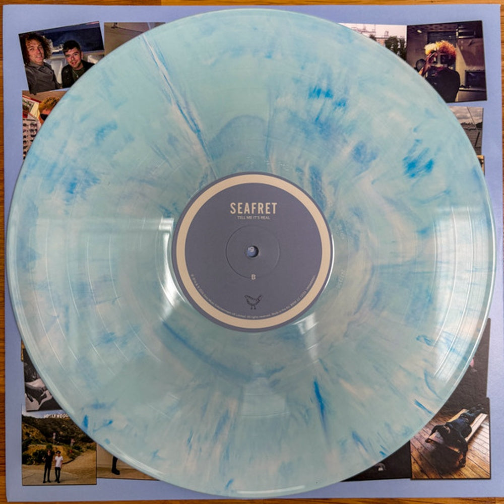 Image 4: Seafret – Tell Me It's Real: 10th Anniversary (Sky Blue Marble LP Vinyl) Vinyl LP | Relix