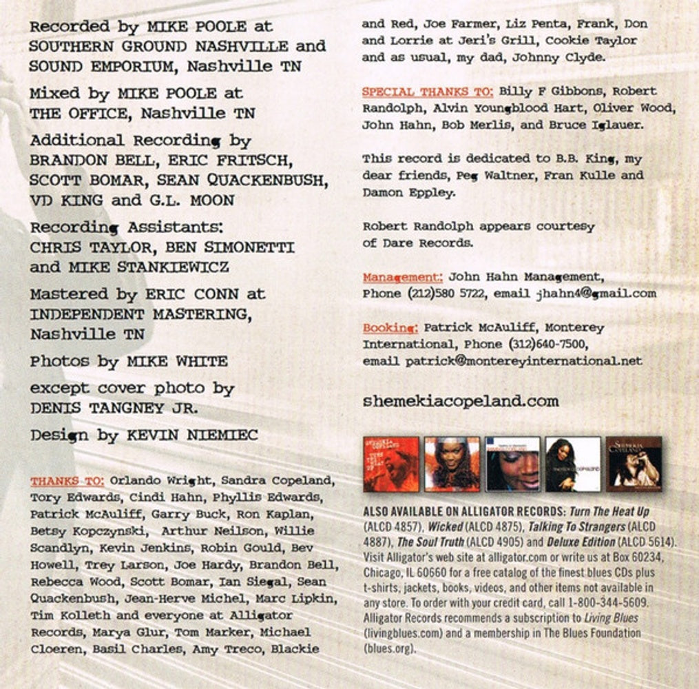 Image 4: Shemekia Copeland – Outskirts Of Love CD | Relix