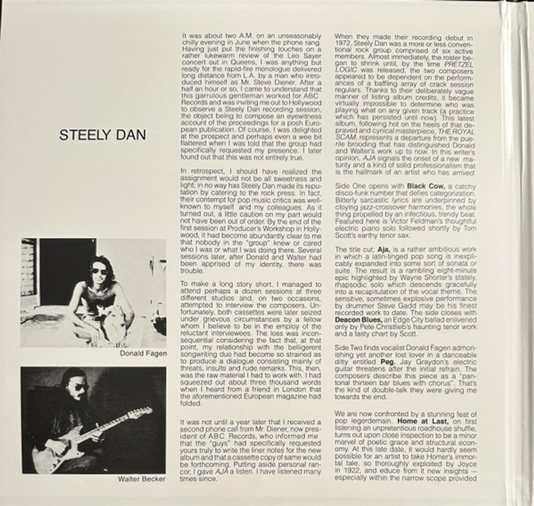 Image 4: Steely Dan – Aja (Tgv LP Vinyl) Vinyl LP | Relix