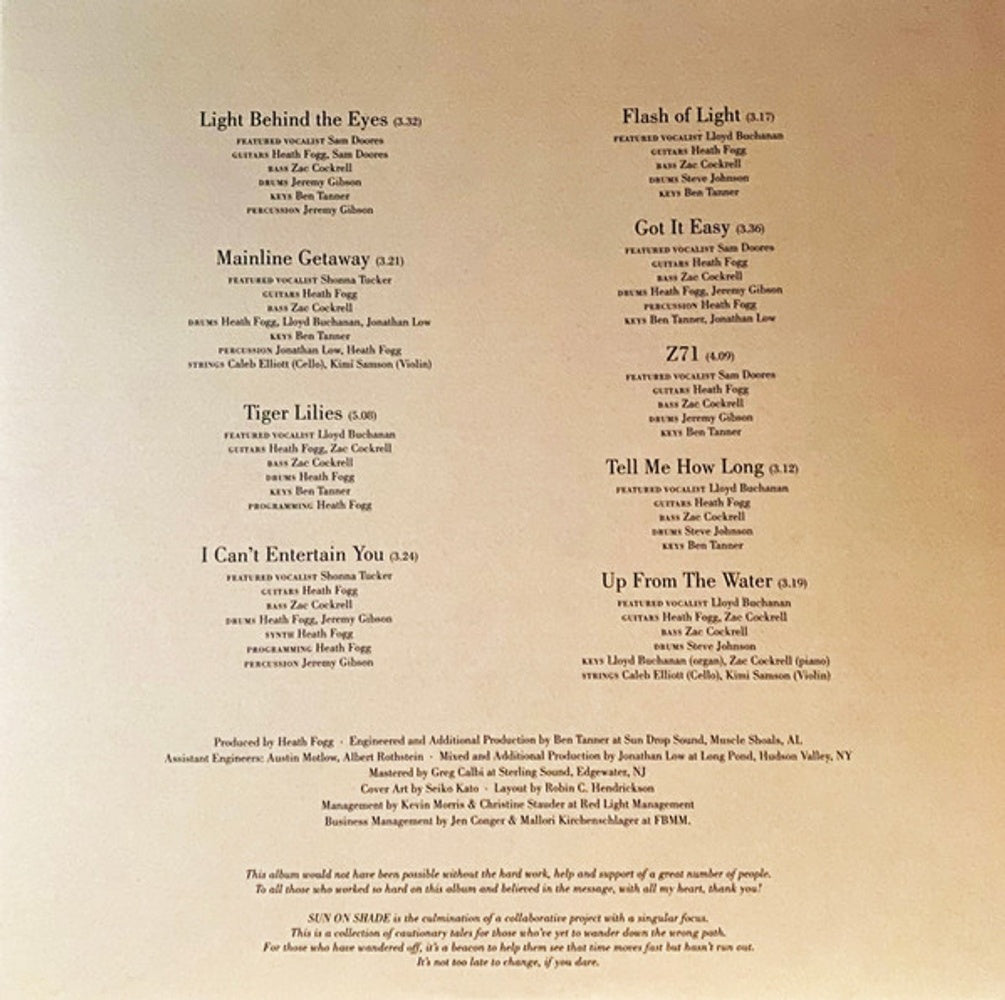 Image 4: Sun On Shade – Sun On Shade Vinyl LP | Relix