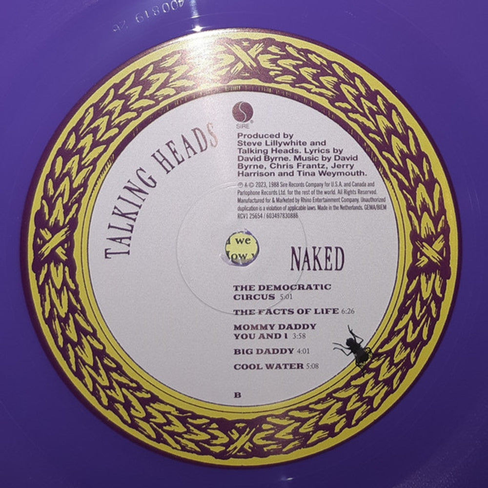 Image 4: Talking Heads – Naked (Rocktober 2023 Opaque Purple LP Vinyl) Vinyl LP | Relix