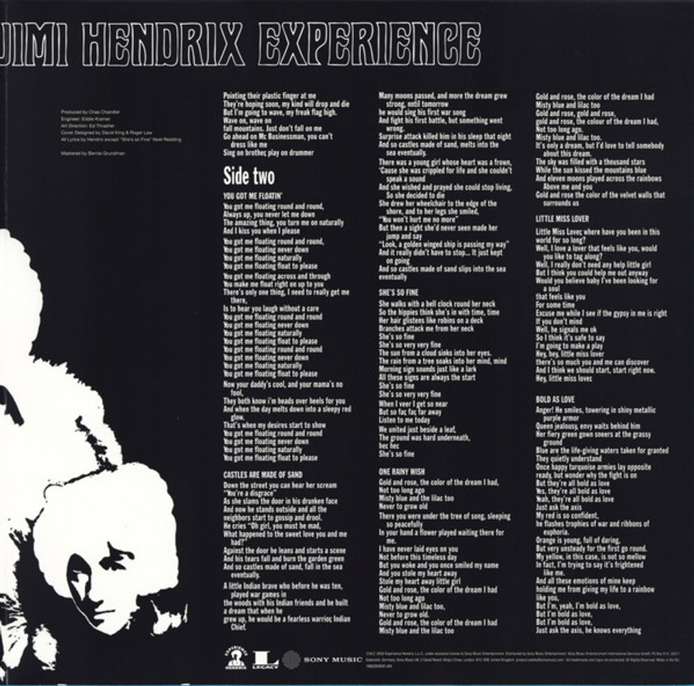 Image 4: The Jimi Hendrix Experience – Bold As Love Vinyl LP | Relix
