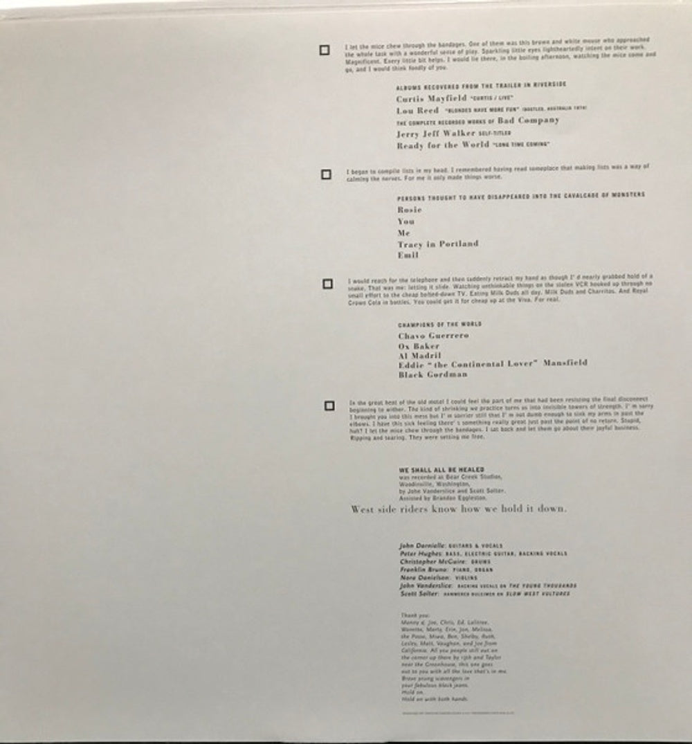 Image 4: The Mountain Goats – We Shall All Be Healed Vinyl LP | Relix