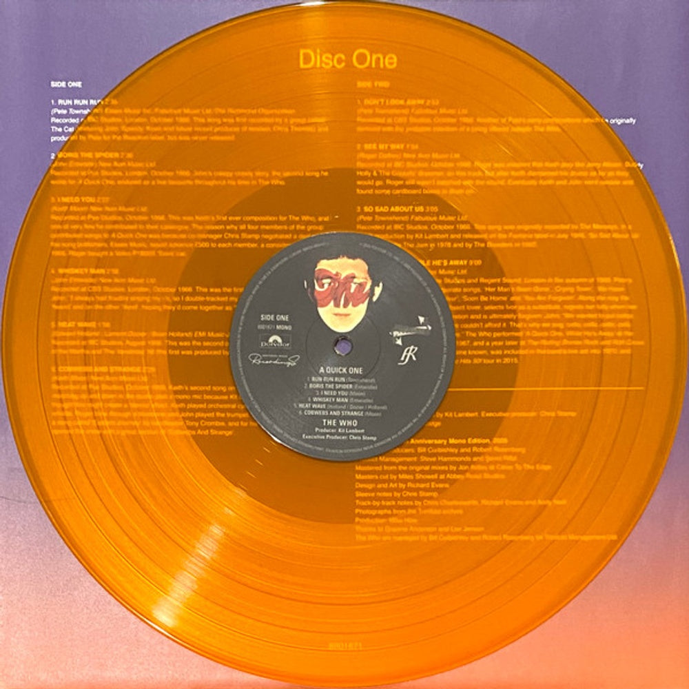 Image 4: The Who – A Quick One (RSD 2026 LP Vinyl) Vinyl LP | Relix