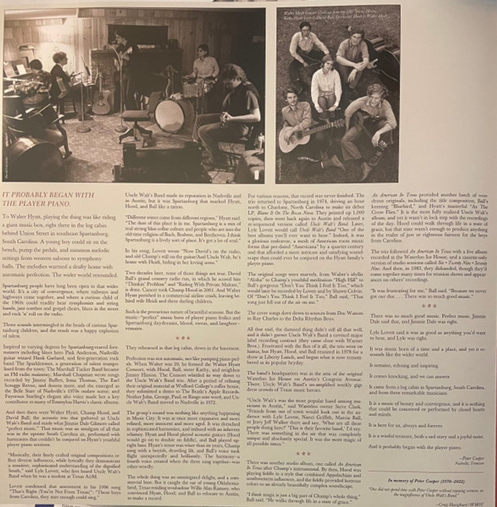 Image 4: Uncle Walt's Band – Anthology: Those Boys From Carolina, They Sure Vinyl LP | Relix