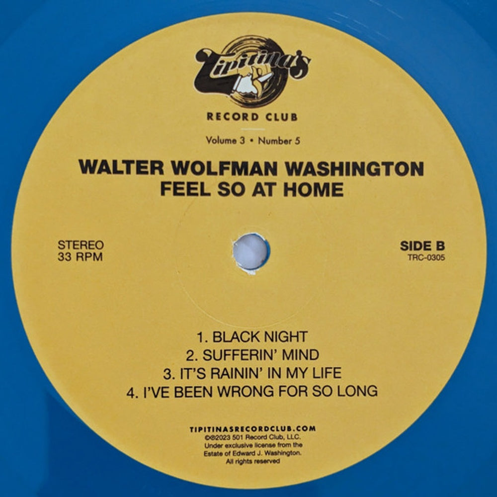 Image 4: Walter Washington  Wolfman – Feel So At Home (Blk, 180 Gram LP Vinyl) Vinyl LP | Relix