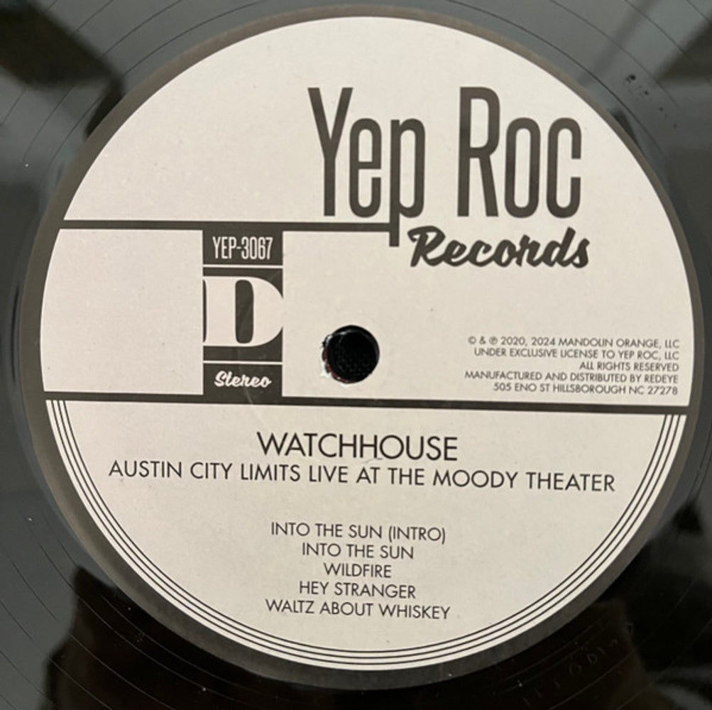 Image 4: Watchhouse – Austin City Limits Live At The Moody Theater (Clear Smoky LP Vinyl) Vinyl LP | Relix