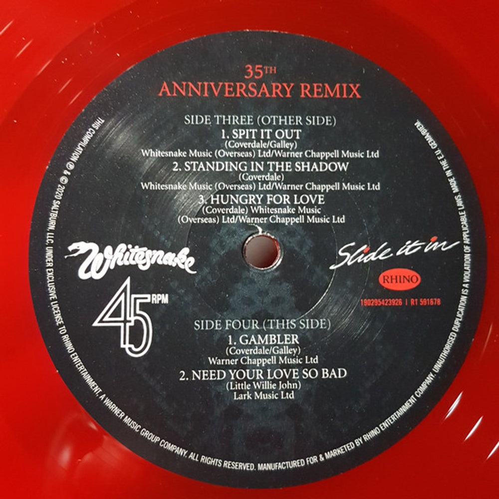 Image 4: Whitesnake – Slide It In (35th Anniversary Remix LP Vinyl) Vinyl LP | Relix