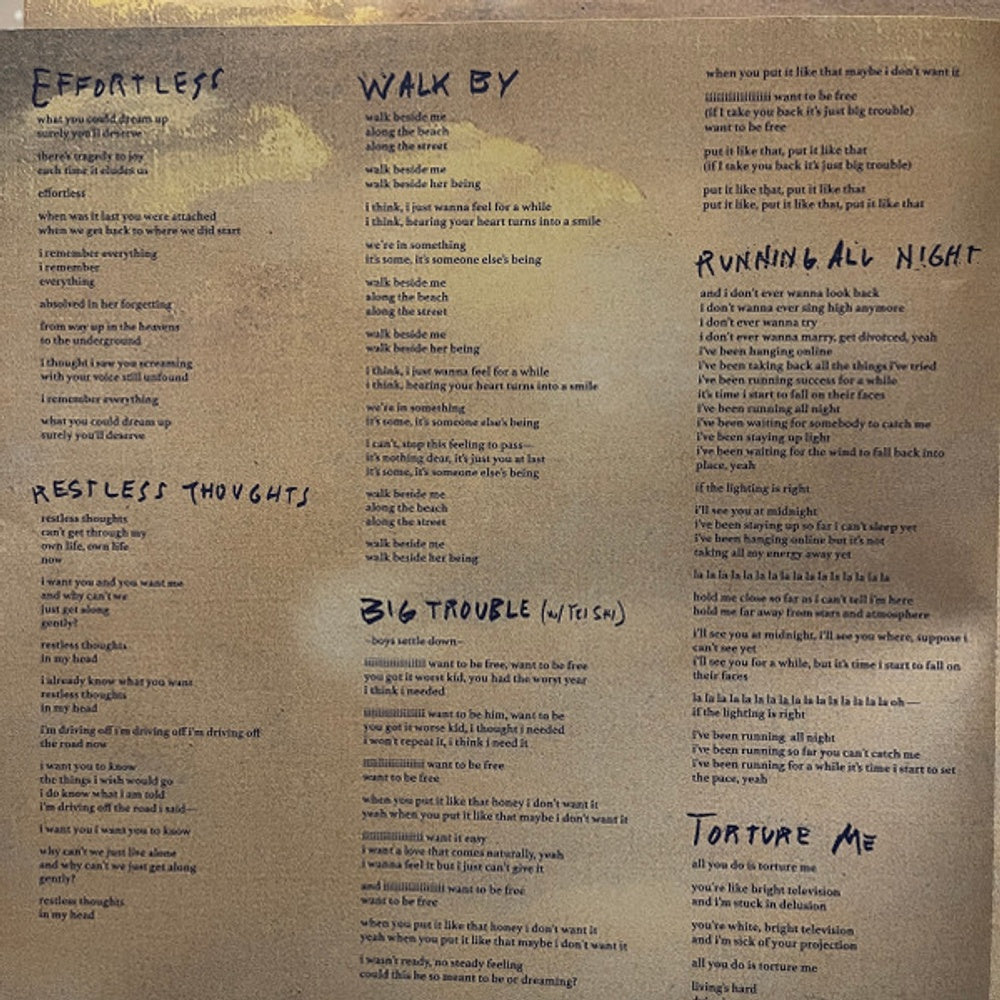Image 4: Zooey Celeste – Restless Thoughts (Turquoise LP Vinyl) Vinyl LP | Relix