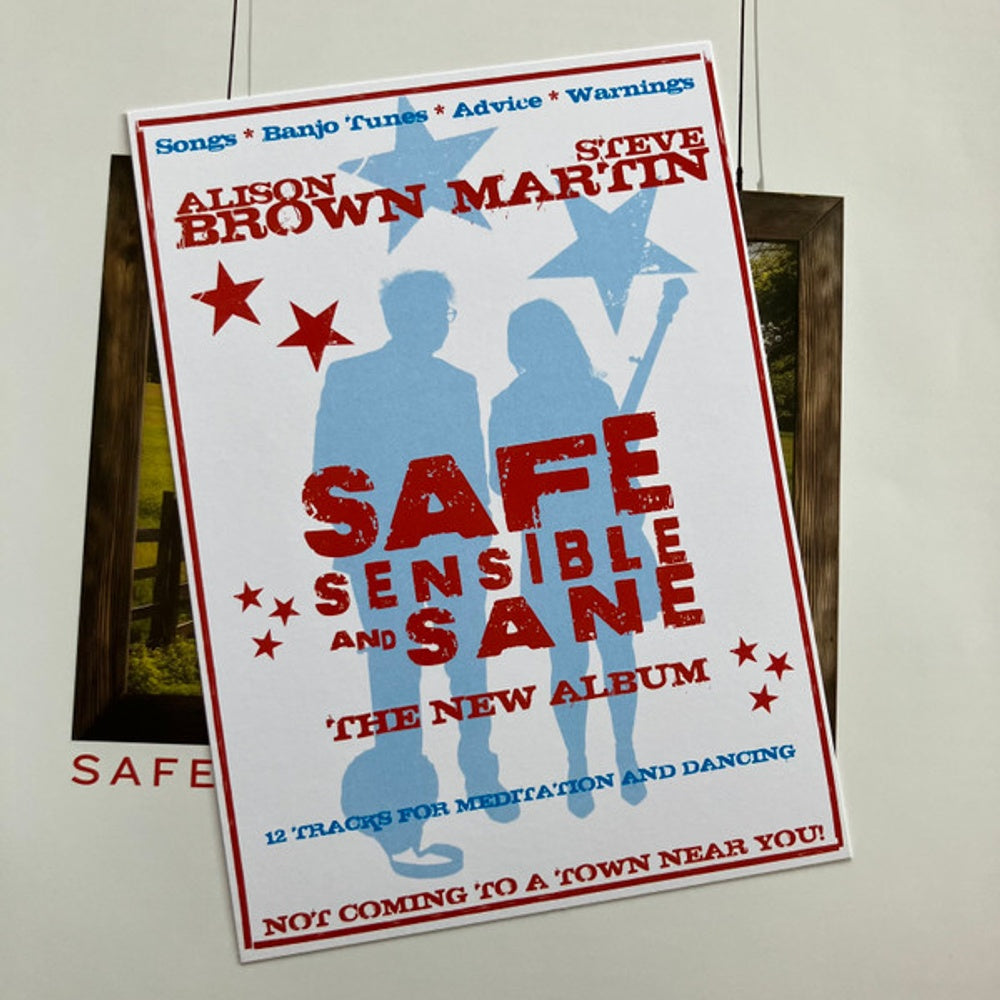 Image 5: Alison Brown  / Martin,Steve – Safe Sensible & Sane - Red (Colored, Limited Edition, Ofgv LP Vinyl) Vinyl LP | Relix