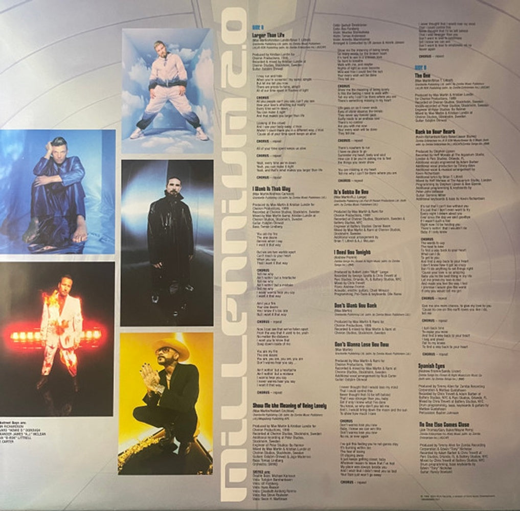 Image 5: Backstreet Boys – Millennium 2.0 (25th Anniversary Edition, Deluxe LP Vinyl) Vinyl LP | Relix