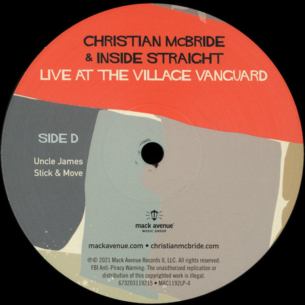 Image 5: Christian McBride & Inside Straight – Live At The Village Vanguard Vinyl LP | Relix