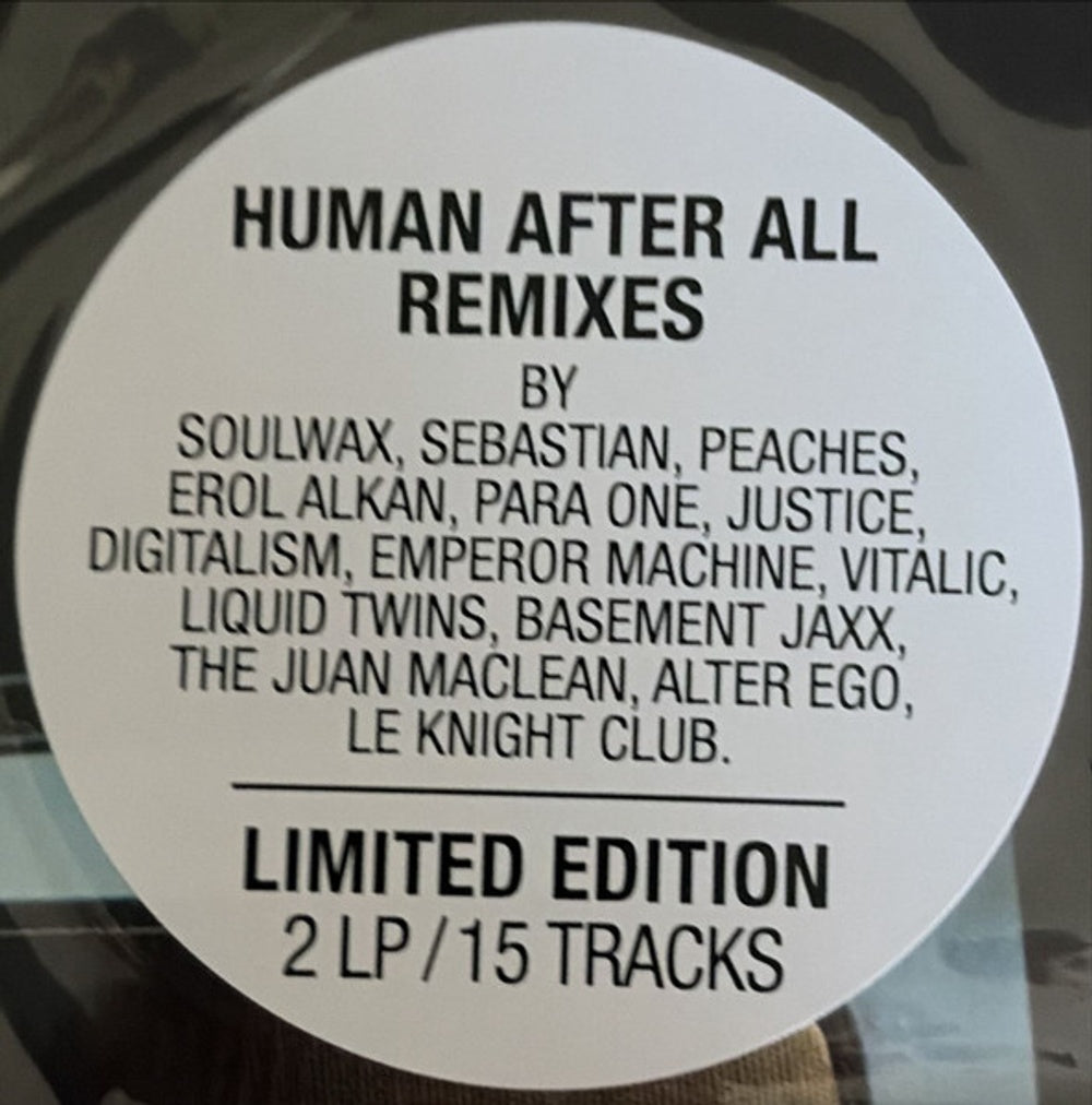 Image 5: Daft Punk – Human After All (Rmxs LP Vinyl) Vinyl LP | Relix