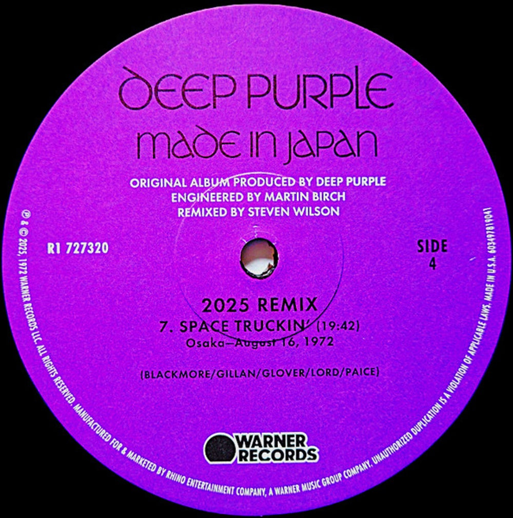Image 5: Deep Purple – Made In Japan (Steven Wilson Remix)(Rktbr25) (Bme LP Vinyl) Vinyl LP | Relix